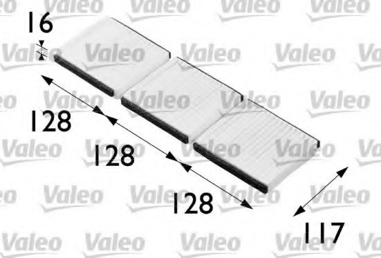 VALEO 698472 Filter, interior air